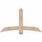 Ekena Millwork Bellingham Smooth Timber Gable Bracket, Douglas Fir, 60"W x 35"H x 5 1/2"D x 5 1/2"F, 14/12 Pitch GBW060X35X0606BEL00SDF - alternate 1